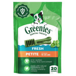 Greenies Small Fresh Mint Flavor Chewy Dental Dog Treats- 12oz/20ct