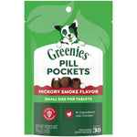 Greenies Pill Pockets Tablet Size Chicken Hickory Smoke Flavor Chewy Dog Treats - 3.2 oz/30ct