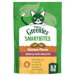 Greenies Smartbites Skin and Fur Health Chicken Flavor Cat Treats
