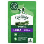 Greenies Large Chewy Dental Dog Treats Original Chicken - 12oz/8ct