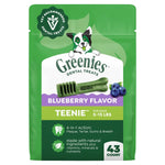 Greenies Teenie Chewy Dental Dog Treats Blueberry Flavor - 12oz