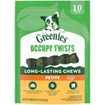 Greenies Occupy Twists Original Chicken Petite Long-Lasting Dog Treats - 8.78oz/10ct
