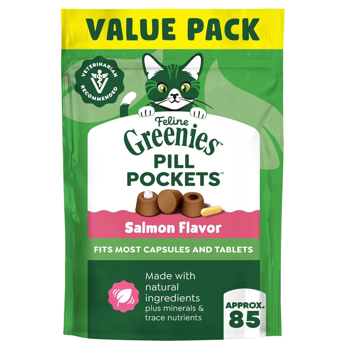 Greenies Feline Pill Pockets Salmon Cat Treats